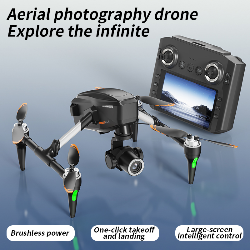 RC Aircraft Model FPV Drone Kit Set with 4K HD Camera for Hobby Flying and Outdoor Remote Control Entertainment