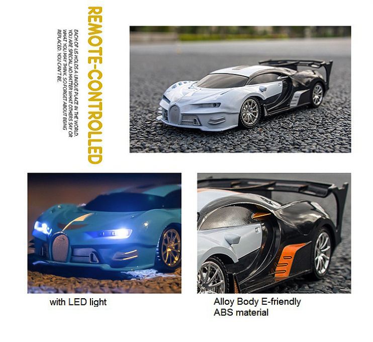 Hot Selling 1:18 RC Car 4C Electric Remote Control Toy With High Speed Led Light Remote Control Toy for Kids Boys Girls Gifts