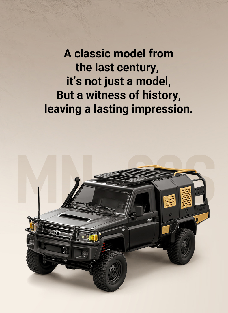 MN82S 1:12 LC79 Full Scale 2.4Ghz RC Truck Model Off-Road Climbing 4WD Remote Cars Adult Boy Gifts Assembly Charging Included