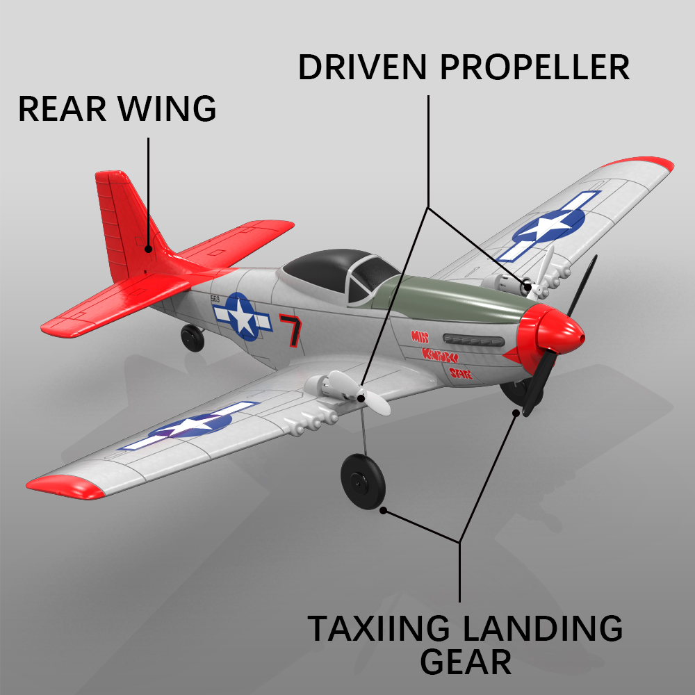 2.4G Fighter Hobby RC Plane EPP Foam Airplane Remote Control Aircraft Hot Sale Wholesale Toys