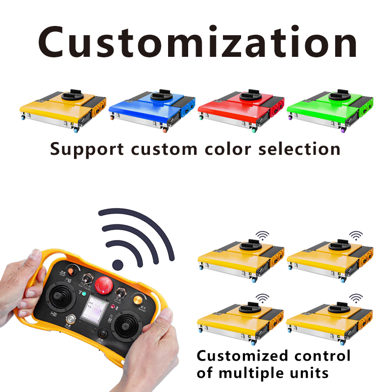 Heavy Object Shifter Rotating Straight Electric Tank Truck with Wireless Remote Control Handling Equipment