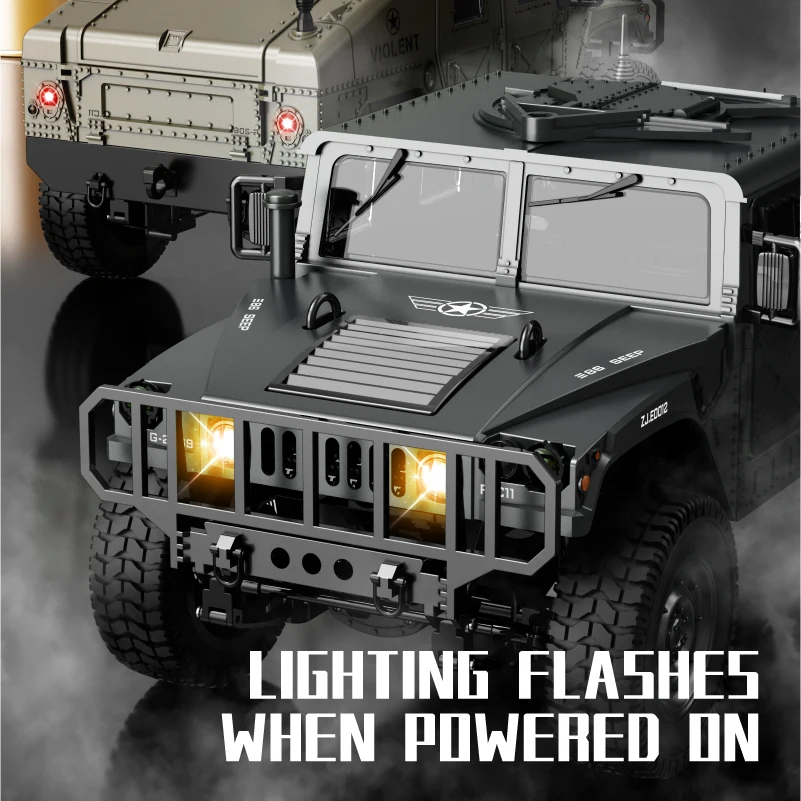JHD JJRC C8835 1/14 RC Car Simulation 4x4 All-terrain 2.4G Off-road Climbing Vehicle Remote Control Military Car Kids Toy Gifts