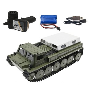 WPL E-1 1/16 GAZ-71 2.4G Tracked Troop Carrier Remote Control Vehicle RC Off-road Army Military Car Rock Crawler Trucks Toy
