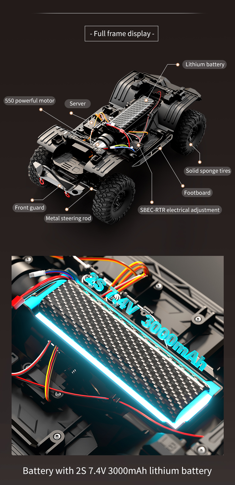 RC Rock Crawler Axle