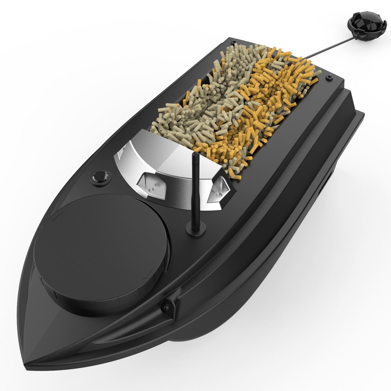 High Quality 12v High-Power Fishing Bait Boat Wireless GPS Positioning Fish Finder Remote Feeding Boat