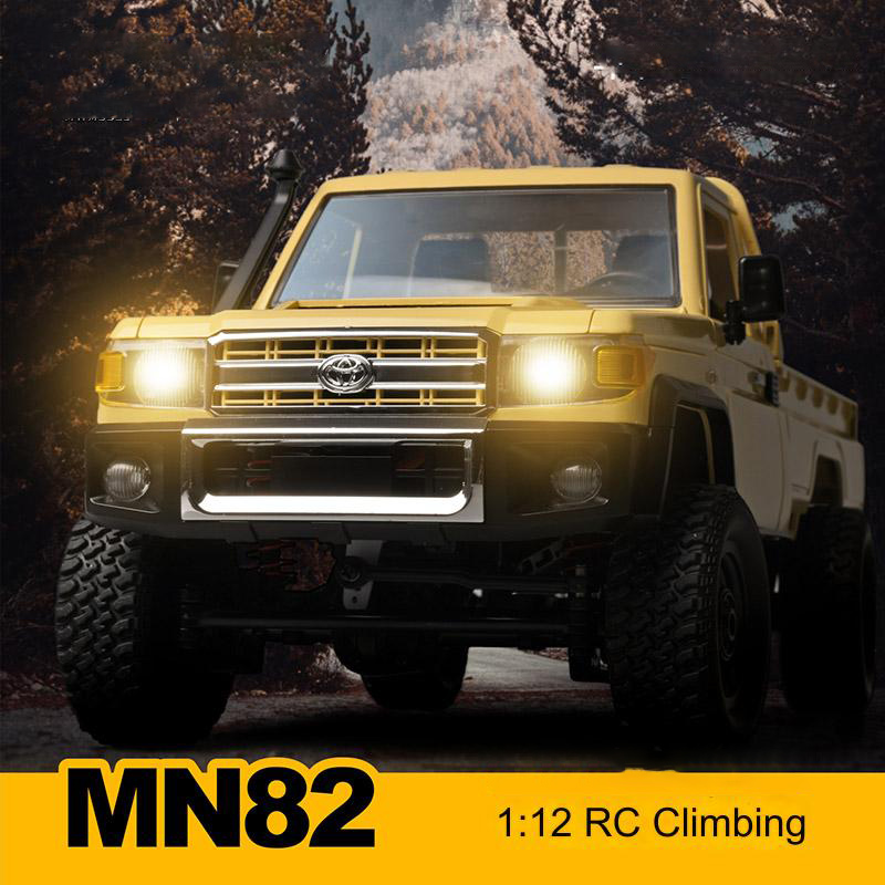 Lehoo Toys MN Models MN82 PRO Rock Crawler Off-Road Radio Control Car 1/12 2.4G RC 4WD Climbing Truck With Lights