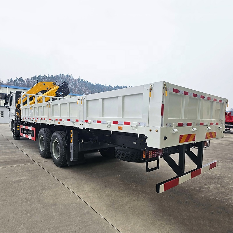 F3000 Remote Control Shacman 6x4 16.5t Mobile Truck With a Crane Lorry-Mounted Crane Truck Mounted Crane Manufacturer Price