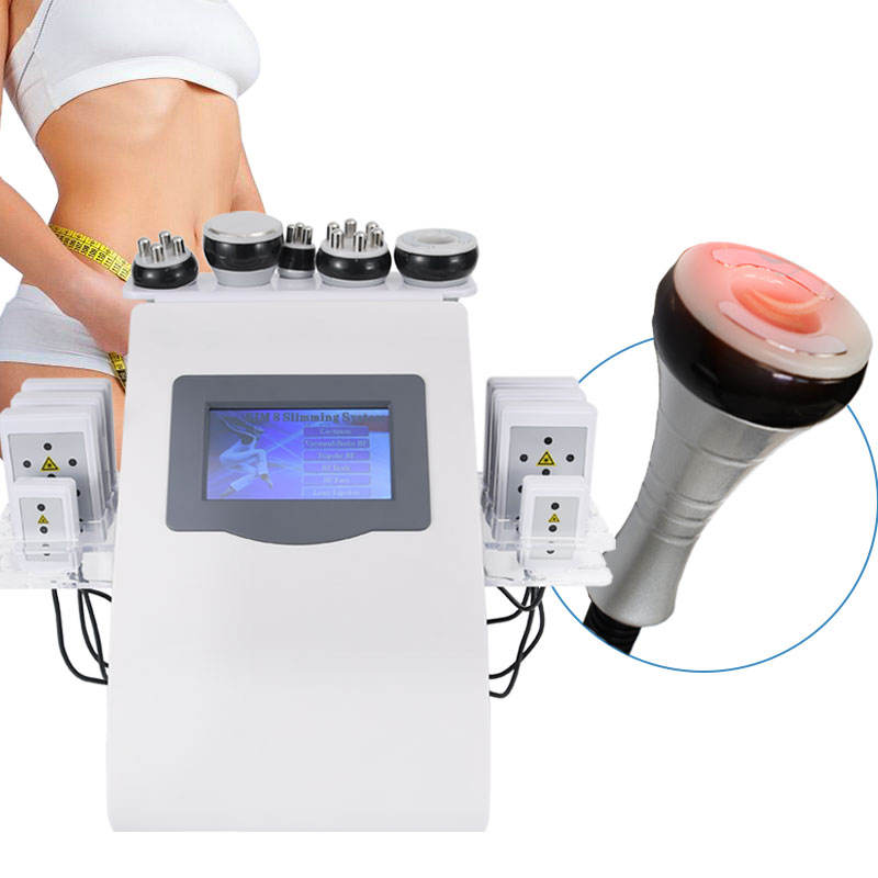 Vacuum Cavitation Slimming Machine 6 Handles Body Shaping Skin Tightening Device for Fat Reduction