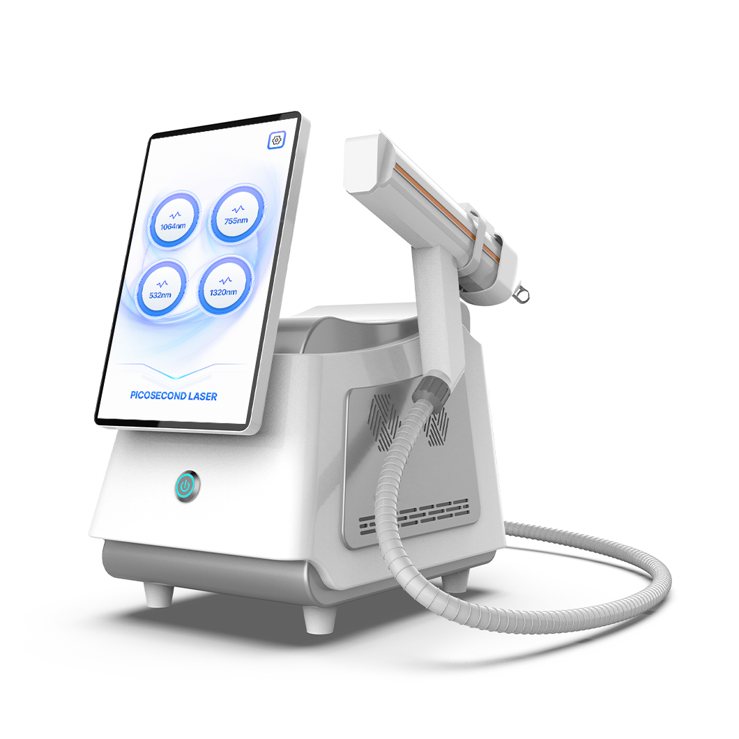 5 Probes Factory Price Picosecond Laser Pico Laser Machine Pigmentation Removal Tattoo Removal Nd Yag Active Q Switch 4 Waves