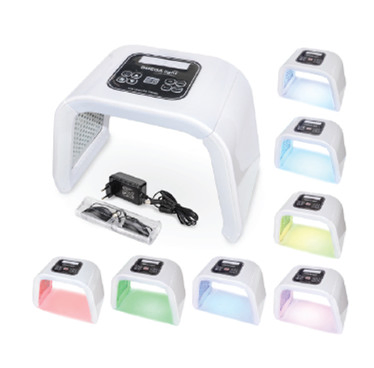 Portable 7 Color LED PDT Light Therapy Beauty Device for Acne Treatment Skin Rejuvenation