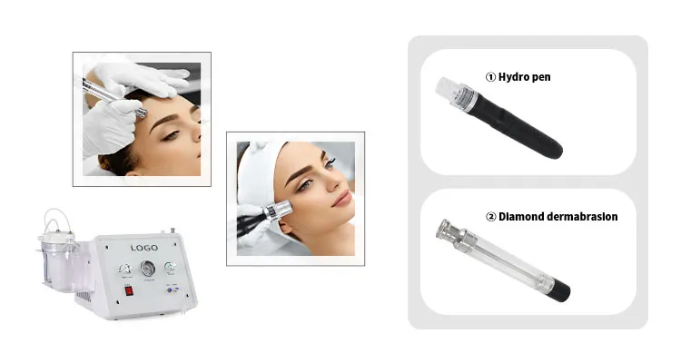 2 in 1 Hydro Microdermabrasion Aqua Peel Facial Machine View 2