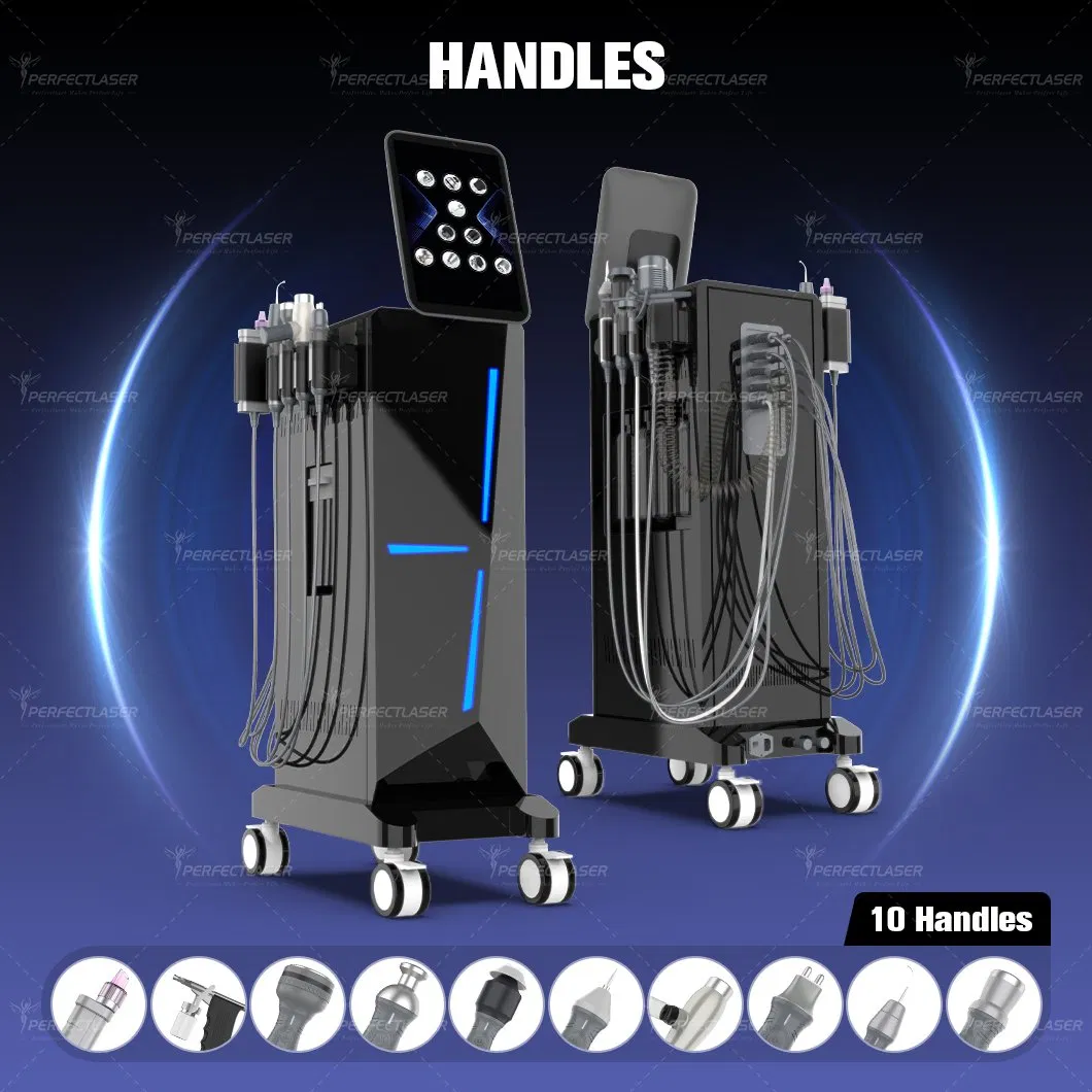 OEM Multifunctional Beauty Device 10 Handle Microdermabrasion Care Hydro Dermabrasion Machine