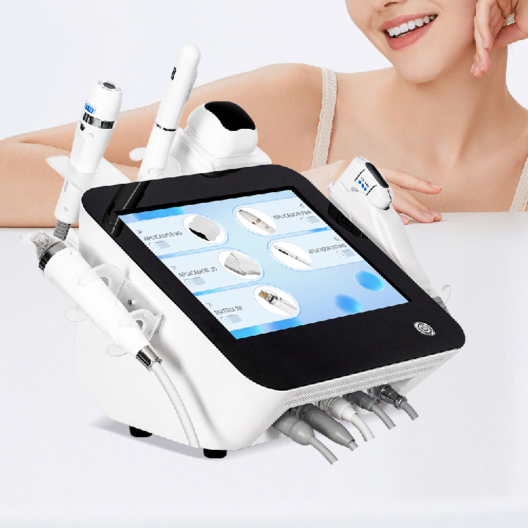 Best Selling 5 in 1 HiFi RF Microneedle Machine Anti-Wrinkle RF Fractional Microneedle Skin Tightening Scar Acne Removal Machine
