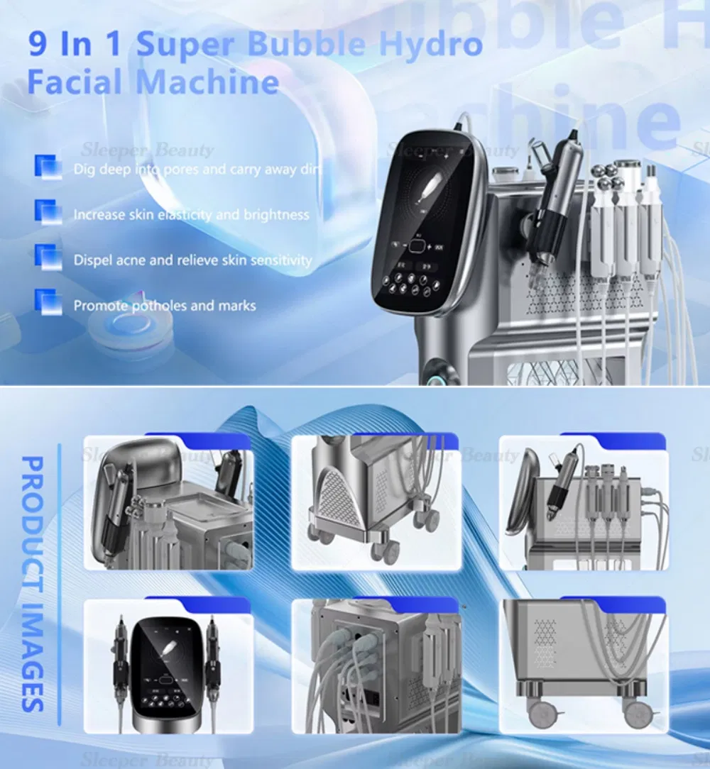 SPA Skin Care Microdermabrasion Aqua Peel Cleaning Hydrating Hydro Hydra 10 in 1 Beauty Face Machine