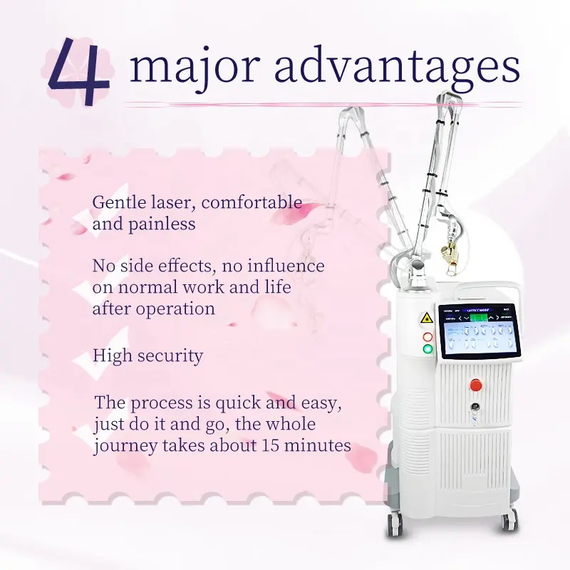 Fractional CO2 Laser for Skin Tightening Skin Rejuvenation Scar Removal Skin Beauty Device