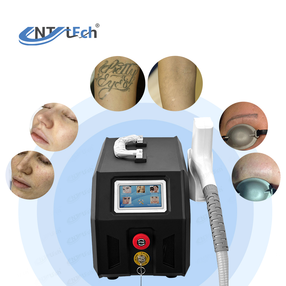 Portable 1064nm 532nm 1320nm Q Switched Nd Yag Laser Tattoo Remove Machine