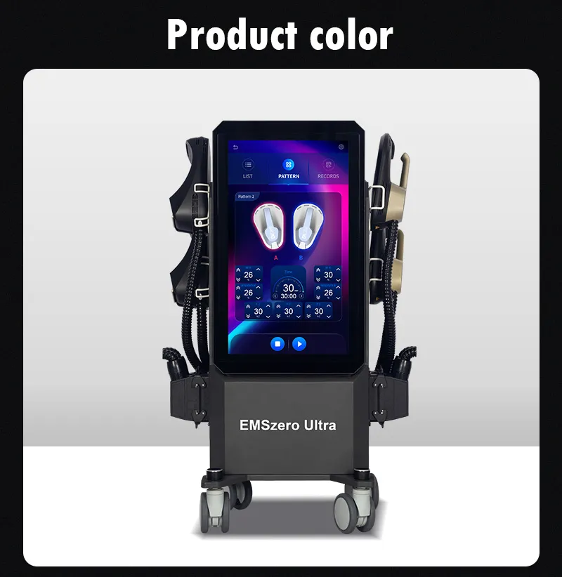 Tesla Body Sculpting Muscle Building Stimulator 4 Handles EMS Body Slimming Machine