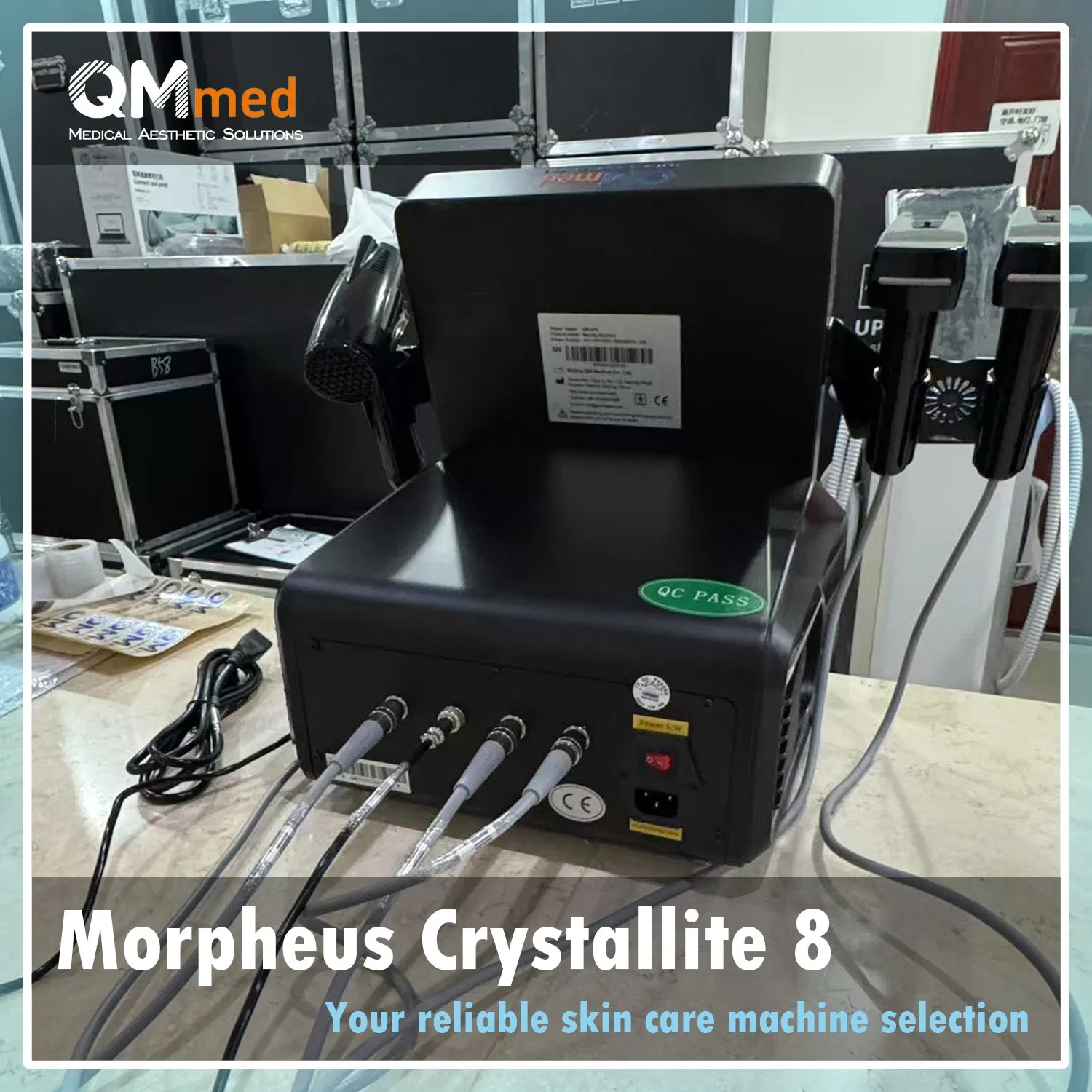 Professional Morpheus8 RF Microneedle for Skin Tightening with 0.5-8mm Depth 4 Tips Fractional RF Microneedle Machine
