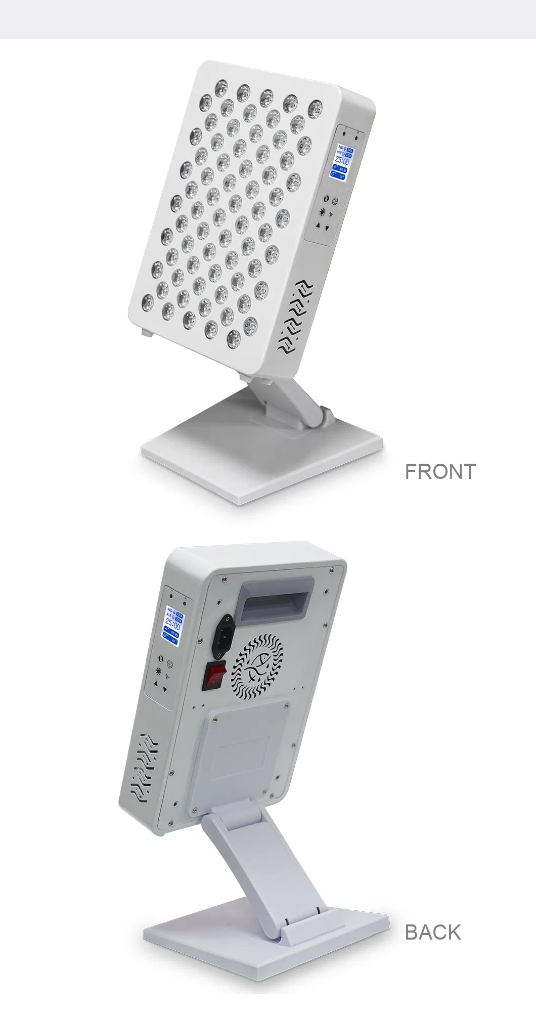 350W Touch Screen Infra Redlight LED Red Light Therapy Face Panel Device
