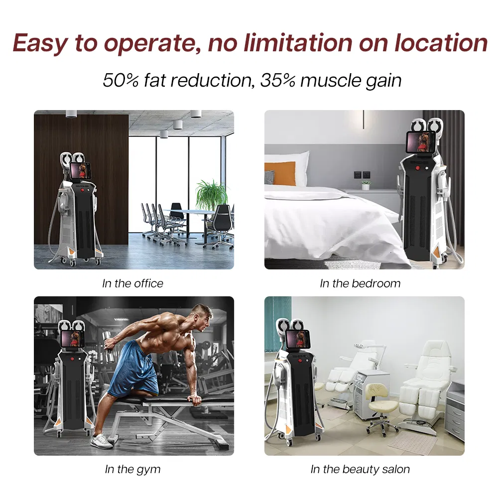 Factory Price Renasculpt Hiemt Fat Removal 3 in 1 EMS + RF Neo 5000W 15 Tesla 5 Handle Body Sculpting Slimming Machine Price