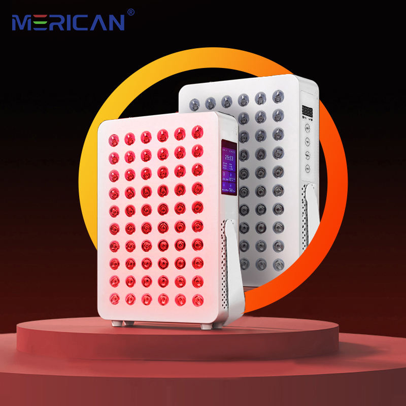 Merican Touch Screen LED Light Panel with Stand Red Nir Multi Wavelength Home Use Therapy Device