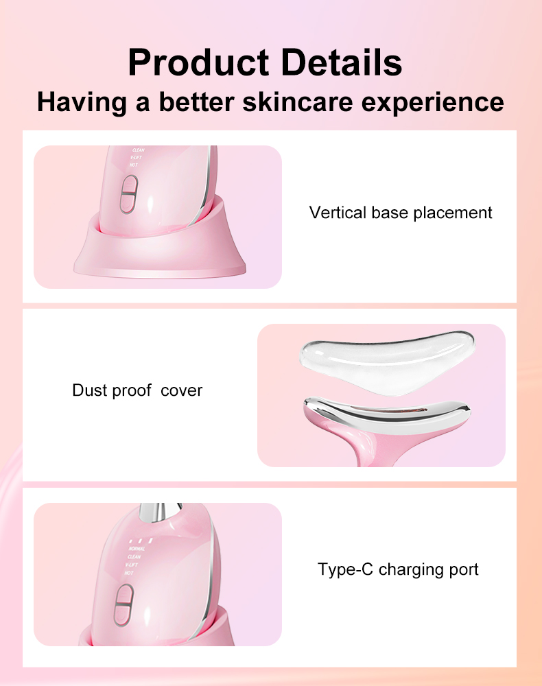 Skin body massage device display 7