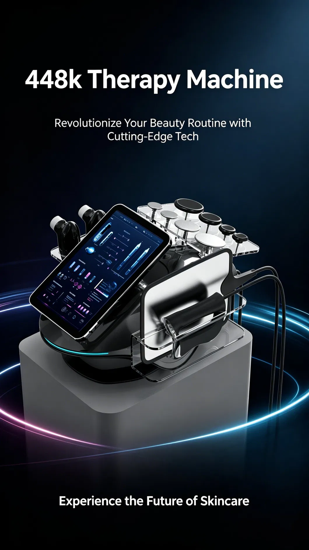 Equipo Estetico Ret Cet 448kHz Tensamax Monopolar Radiofrequency Facial Professional RF Skin Tightening Machine