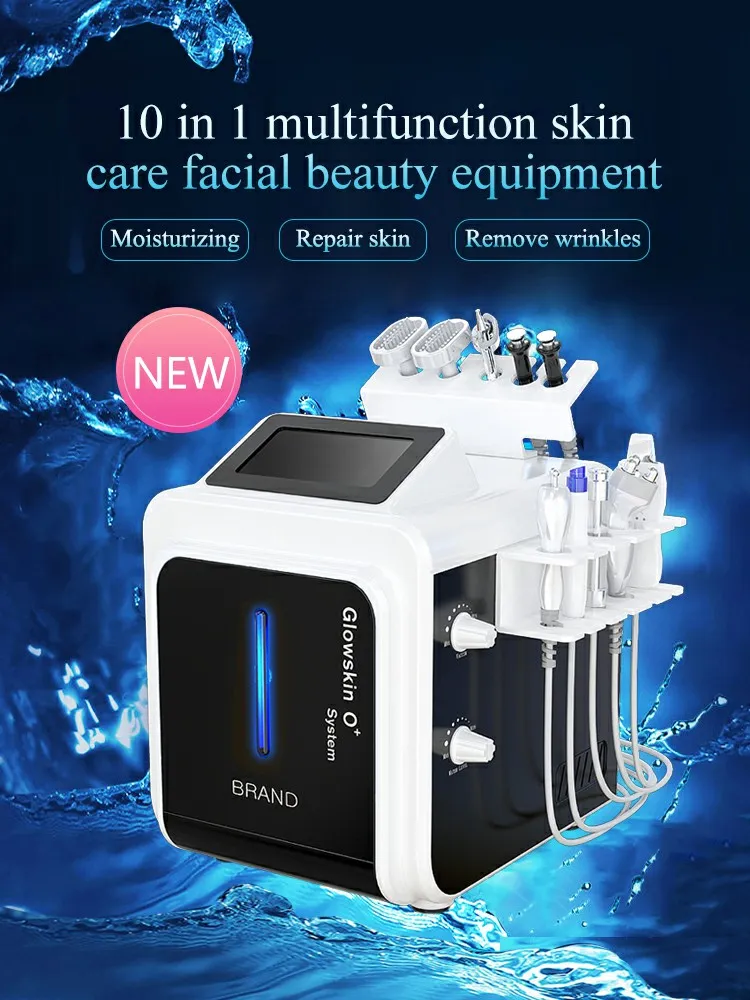 Glowskin Hydro Microdermabrasion Peel Machine Hydra Skin Water Oxygen Jet Peel for SPA Beauty