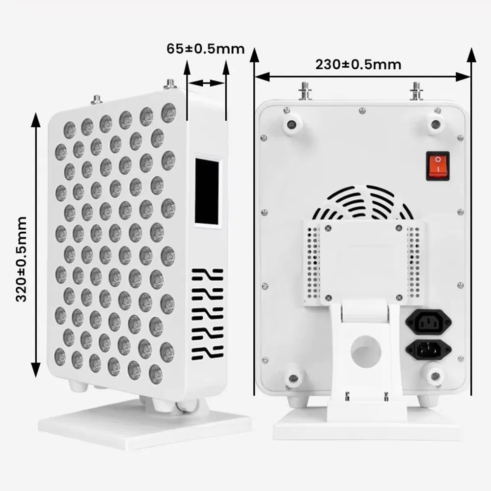 FDA FCC CE Cleared Multi Wavelength LED Blue Red Light Therapy Panel for Skin Beauty, OEM/ODM Infrared Lamp Anti-Aging Sleep Improve Device Wholesale