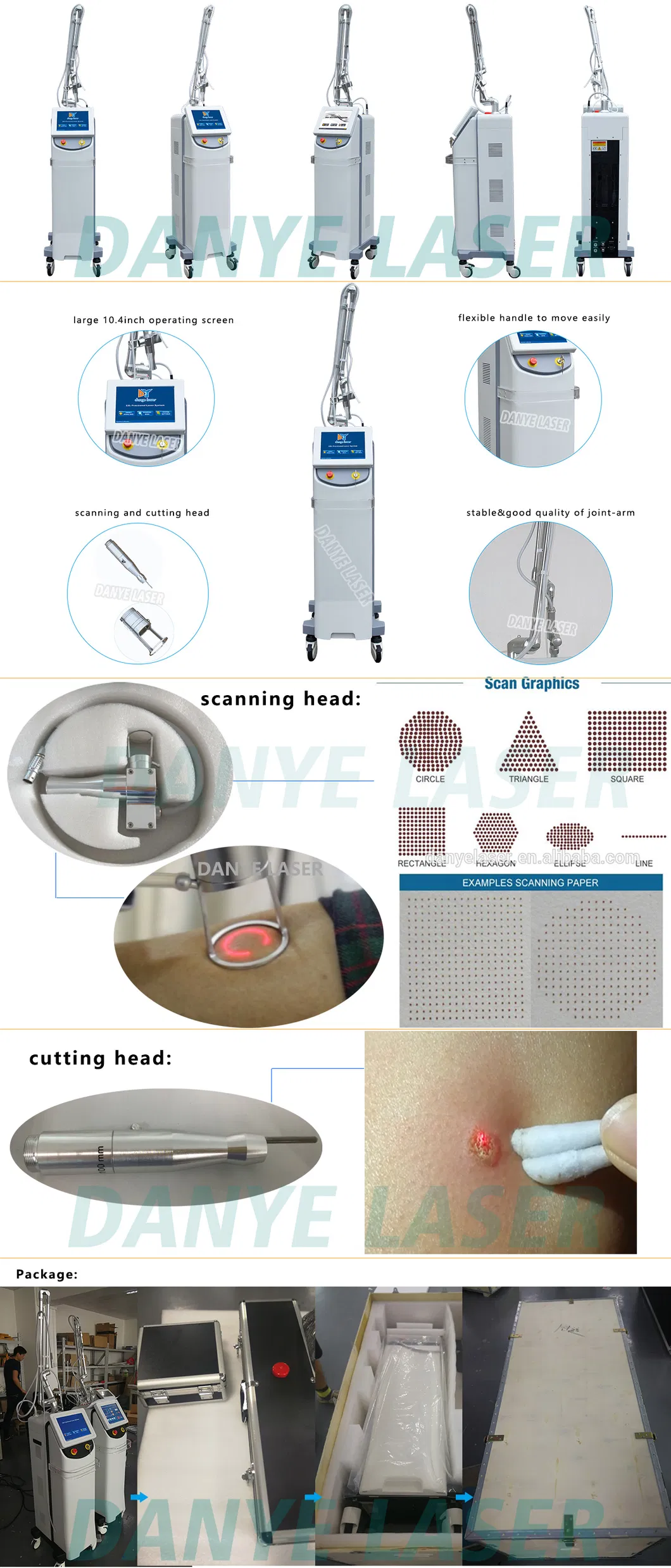 CO2 Laser Machine Display and Configurations
