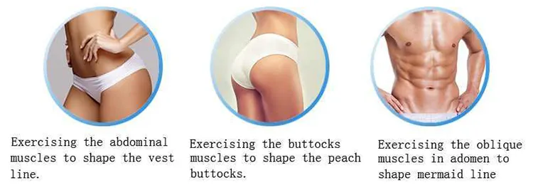Slimming EMS Body Sculpting Machine Treatment Area