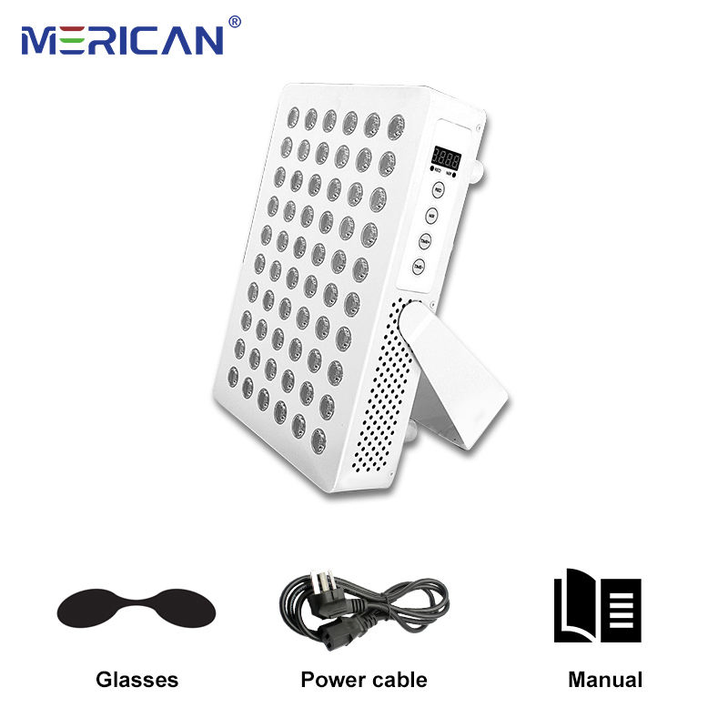 Merican Touch Screen LED Light Panel with Stand Red Nir Multi Wavelength Home Use Therapy Device