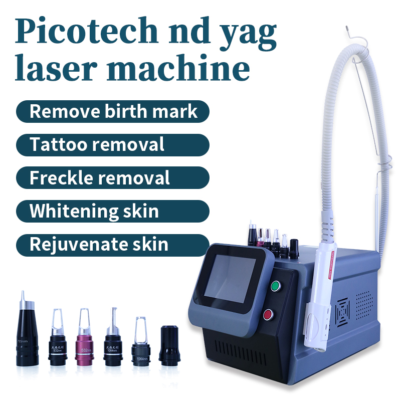 Professional Nd Yag Laser Q Switch Laser 1064nm Pigment Removal Laser Picosecond Machine