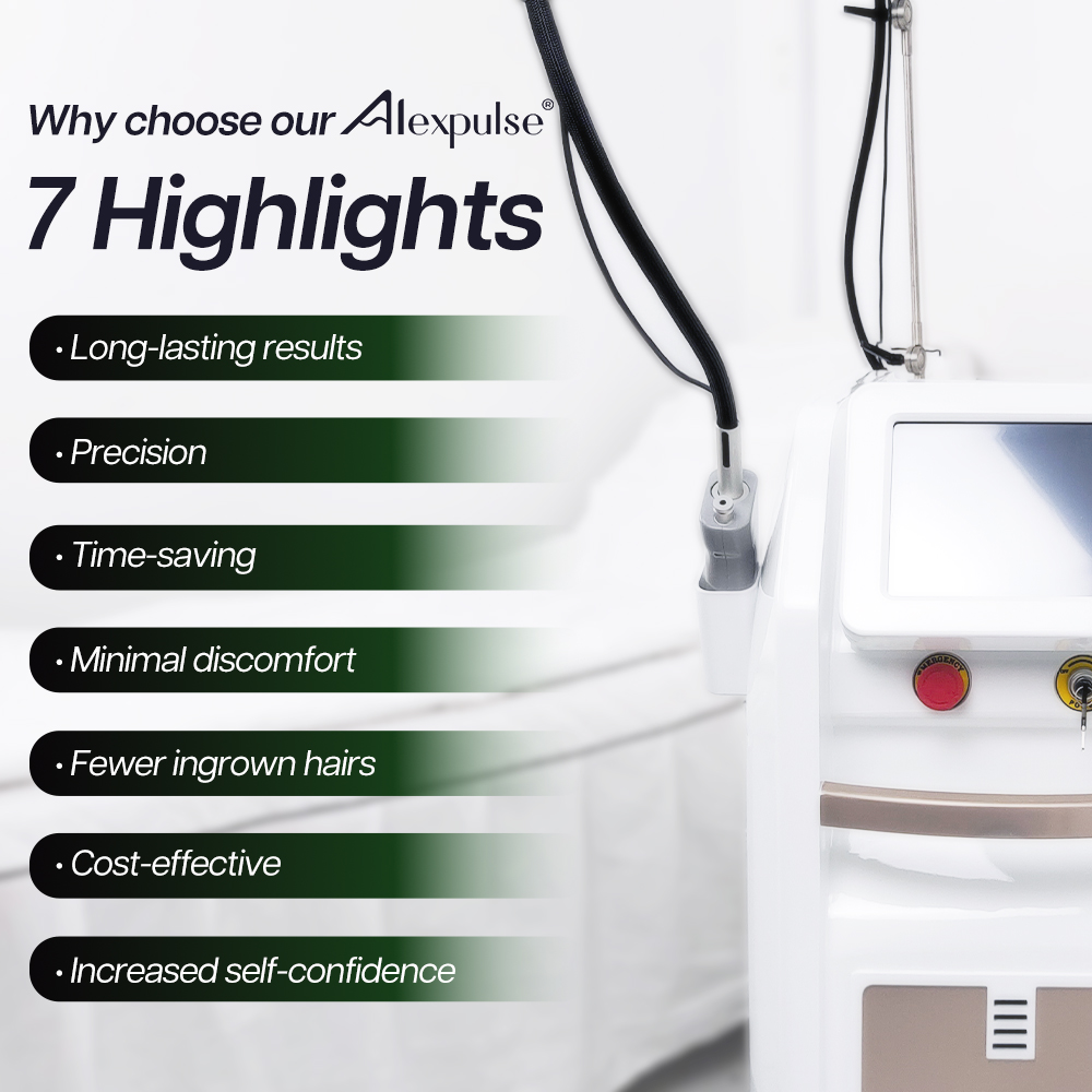 High Power 5000W Long Pulse 1064nm ND Yag Laser Alexandrite Laser 755 for Permanent Hair Removal