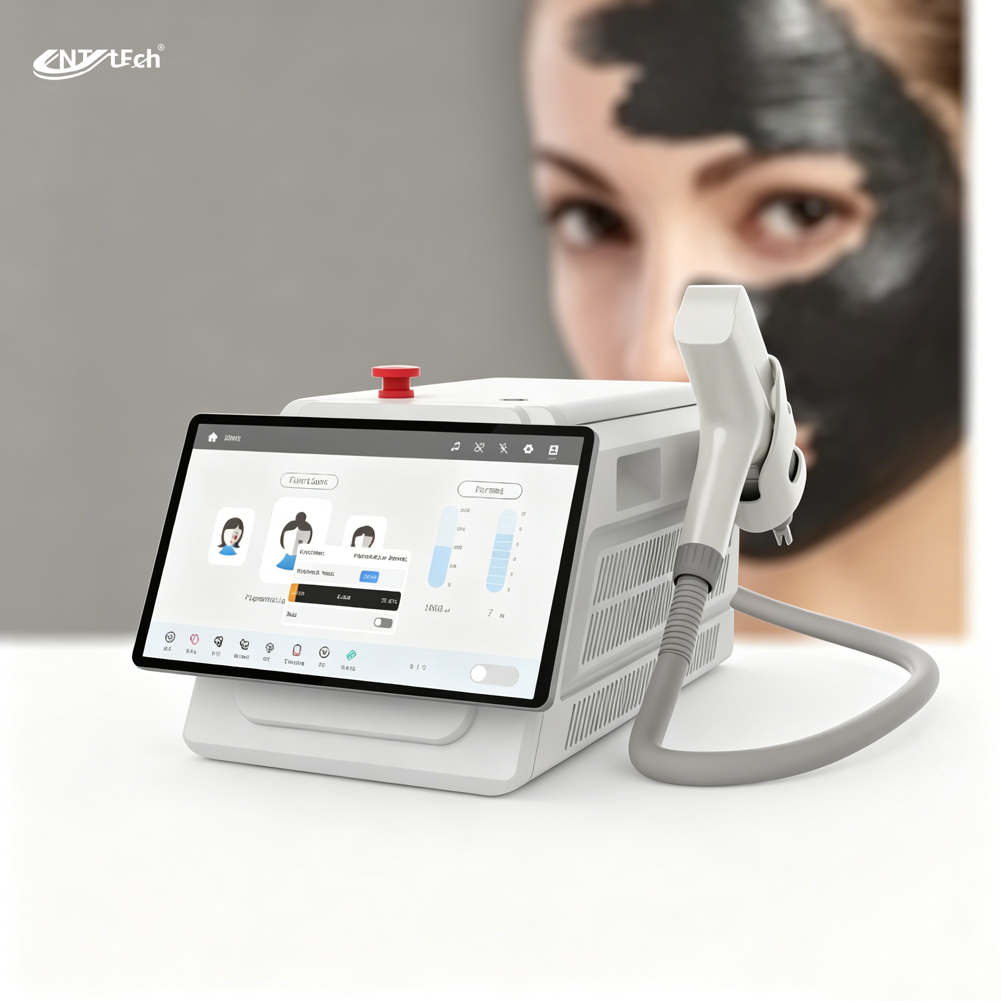 Medical Ce Approved Qswitch Nd Yag Laser Carbon Peel 1064nm Q Switched Laser Freckle Tattoo Removal Machine