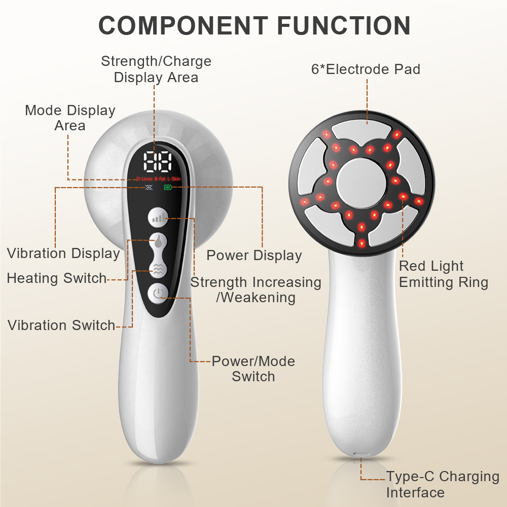 New Arrival Electric Fat Remover Vibrating Cellulite Massage Handheld For Belly Waist Arm Leg Butt Cordless Body Shaping Machine