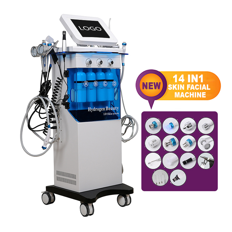 50% off 14 In1 Hydra Jet Peel Hydro Aqua Facial Dermabrasion Machine Microdermabrasion Aqua Hydro Skin Facial Cleaning Device