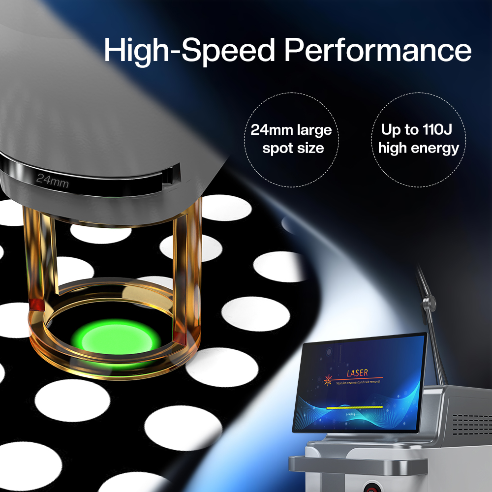 Medical CE Approved Dual Wavelength Laser 755nm 1064nm Long Pulse Nd YAG Alexandrite Hair Removal Device