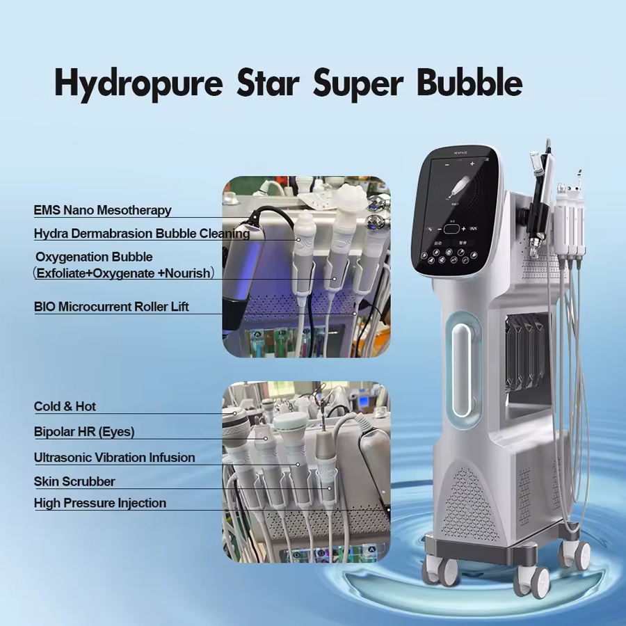 SPA Skin Care Microdermabrasion Aqua Peel Cleaning Hydrating Hydro Hydra 10 in 1 Beauty Face Machine