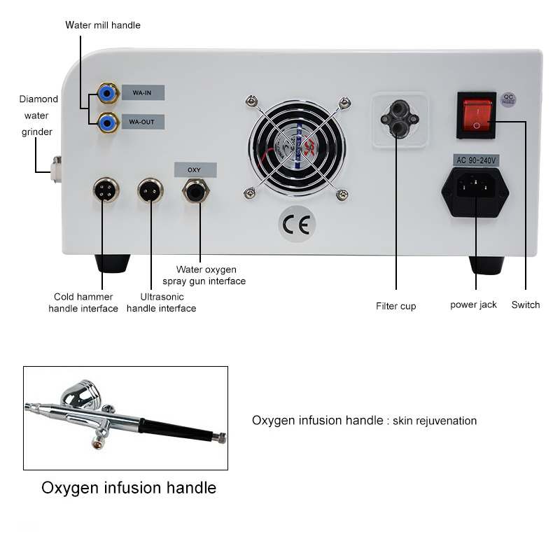 5en1 Hydra Microdermabrasion Facial Machine Diamond Dermabrasion 5 in 1 Hydro Facial Machine