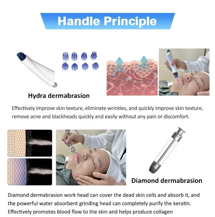 16 in 1 Hydro Oxygen Facial Microdermabrasion Aqua Peeling Dermabrasion Machine