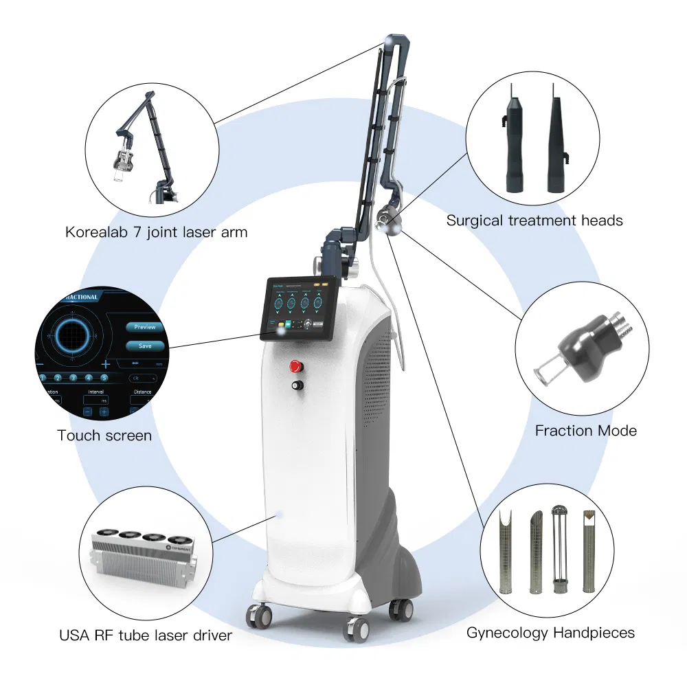 Scars Removal Beauty Machine 60W Fractional CO2 Laser Vaginal Tightening Device