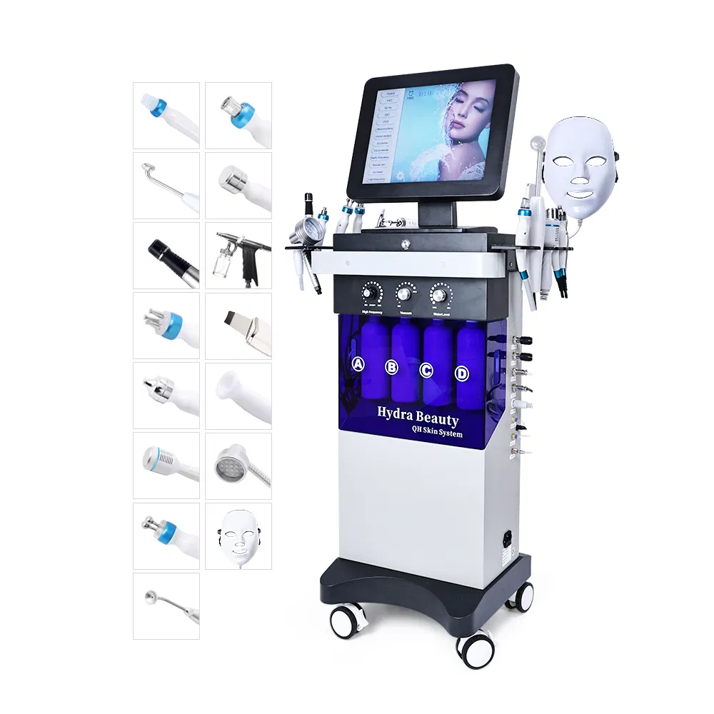 10in1 Multifunctional Hydra Skin Beauty Oxygen Facial Aqua Peeling Hydro Microdermabrasion Machine