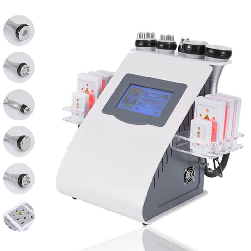 Vacuum Cavitation Slimming Machine 6 Handles Body Shaping Skin Tightening Device for Fat Reduction