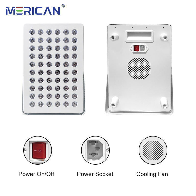 Merican Touch Screen LED Light Panel with Stand Red Nir Multi Wavelength Home Use Therapy Device