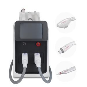 3 In 1 Skin Rejuvenation IPL Picosecond RF Nd Yag Laser Tattoo Removal Super Hair Removal Face Cleaning Brush Machine
