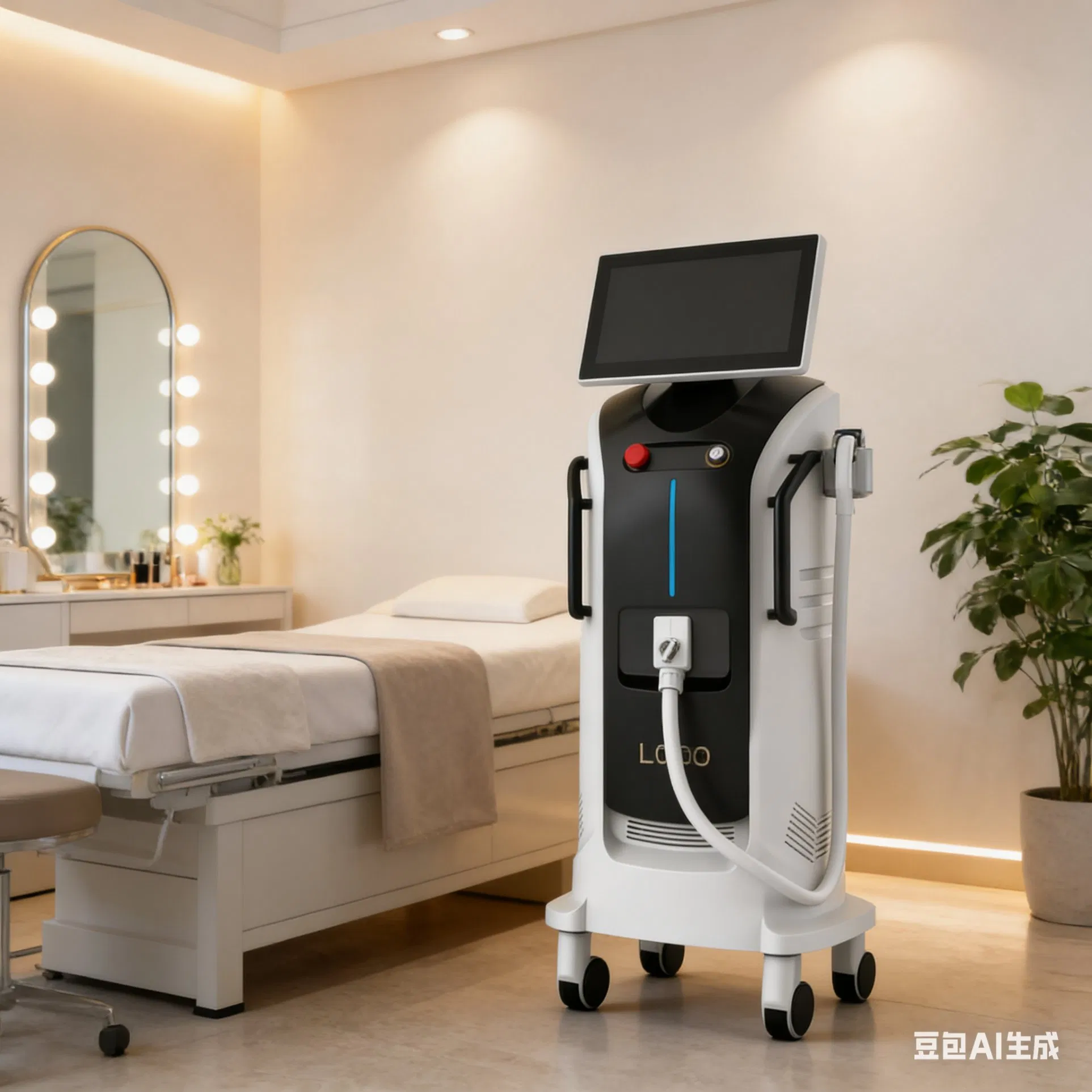 2026 Latest 4 Wave Diode Laser Machine Ai Skin Analyzer Permanent Laser Hair Removal Machine