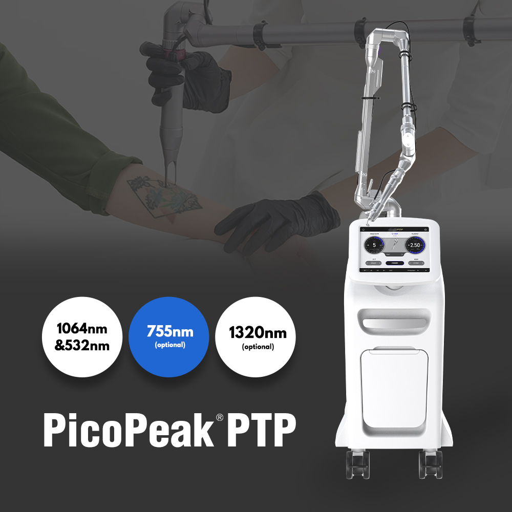 Newest 450Ps 1064nm 532nm Picosecond Laser Q Switched Nd Yag Laser Tattoo Removal Pen Picosecond Laser Pico Machine for Salon