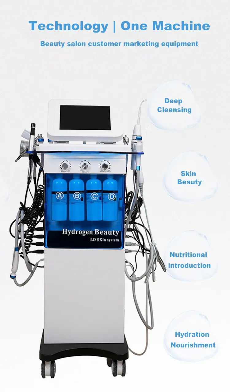 Hydro Aqua Facial Treatment Handles Detail