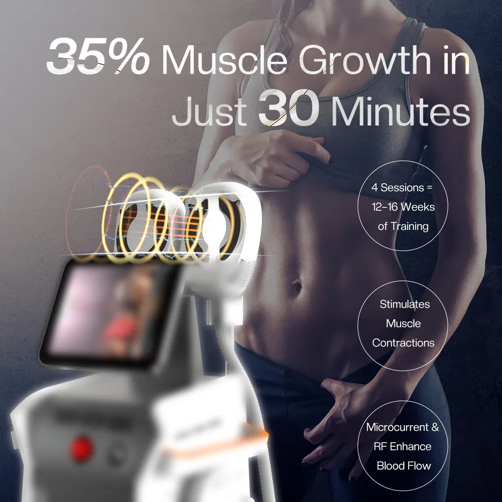 Beauty Products EMS +RF 5 Handle Slimming EMS Body Sculpting Machine